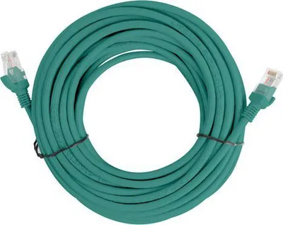 Kabllo Lanberg Patchcord RJ45, cat 5e, UTP, 20m, jeshile - 1