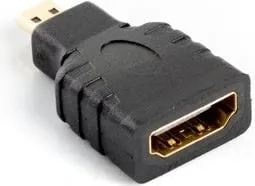 Përshtatës Lanberg AD-0015-BK, Micro HDMI, i zi - 1