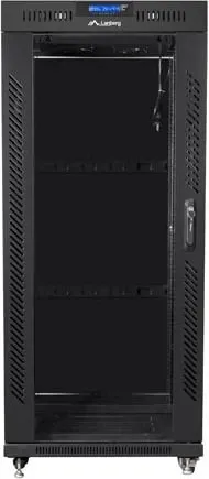 Kasë, LANBERG FF01-6827-12BL, 19" RACK, 27U, e zeze - 2