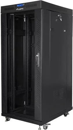 Kasë, LANBERG FF01-6827-12BL, 19" RACK, 27U, e zeze - 3