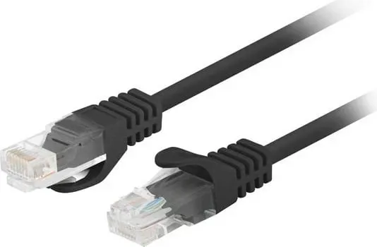 Kabllo rrjeti Lanberg PATCHCORD CAT 6 UTP, 2m, set 10 copë, e zezë - 1