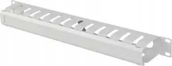 Organizues kabllosh Lanberg AK-1704-S, 19", 1U, gri
