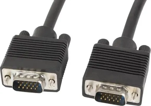 Kabllo VGA Lanberg CA-VGAC-10CC-0100-B, 10 m, e zezë - 1
