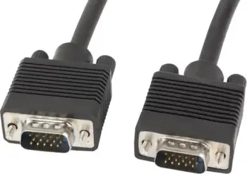 Kabllo VGA Lanberg CA-VGAC-10CC-0100-B, 10 m, e zezë