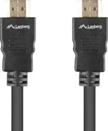 Kabllo HDMI Lanberg, 1 m, e zezë (CA-HDMI-15CC-0010-BK)