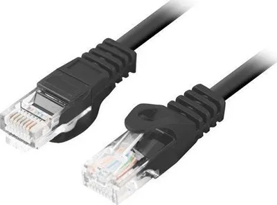 Kabllo rrjeti Lanberg Patchcord Cat.5e UTP, 2m, e zezë - 4