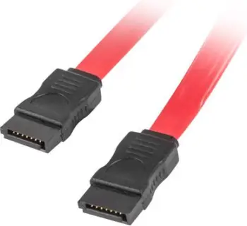 Kabllo Lanberg, SATA II (M) - SATA II (M), 0.5m, e kuqe