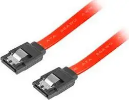 Kabllo Lanberg, SATA II (M) - SATA II (M), 30cm, e kuqe