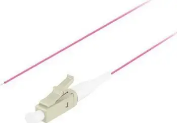Kabllo fibër optike Lanberg Pigtail MM LC UPC OM4, 2m, vjollcë