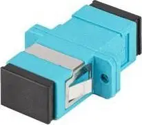 Adapter fibër optike Lanberg SC UPC, MM OM3, simplex, turkeze