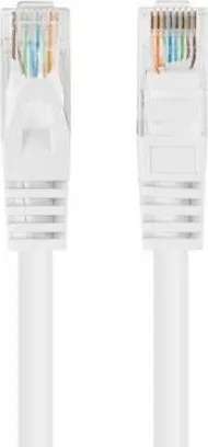 Kabllo rrjeti Lanberg Patchcord CAT 5E UTP, 0.25m, set 10 copë, e bardhë - 2
