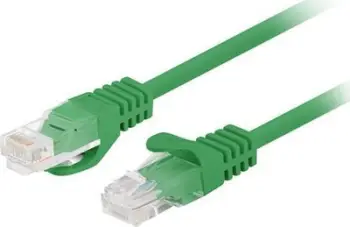 Kabëll rrjeti Lanberg Patchcord Cat 5e UTP, 7.5m, i gjelbër