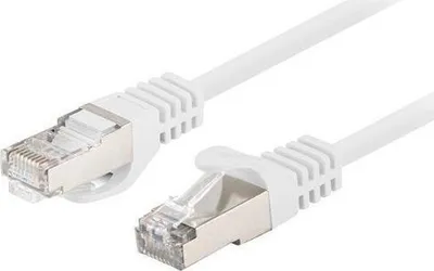 Kabllo rrjeti Lanberg Patchcord CAT6 FTP, 0.5m, set 10 copë, e bardhë - 1