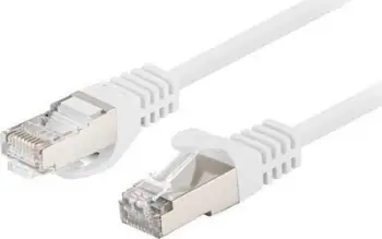 Kabllo rrjeti Lanberg Patchcord CAT6 FTP, 0.5m, set 10 copë, e bardhë