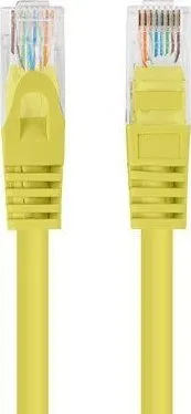 Kabllo rrjeti Lanberg CAT6 UTP, 2m, set 10 copë, e verdhë - 2