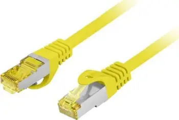 Kabllo rrjeti Lanberg Patchcord CAT6A, S FTP, 1.5m, e verdhë