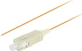 Pigtail fibër optike Lanberg MM SC UPC OM2, 50/125 µm, 2m, portokalli