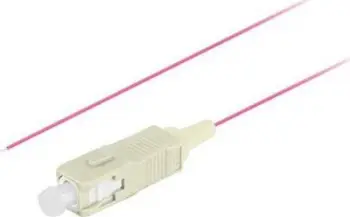 Pigtail fibër optike Lanberg SC UPC OM4, 50/125, 2m, vjollcë