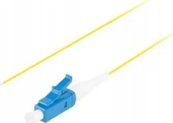 Pigtail fibër optike Lanberg LC UPC, single mode 9/125 G657A1, 2m, i verdhë