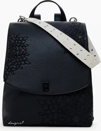 Shpinore DESIGUAL SIERRA SUMY MINI STRAIGHT FLAP femra, e zezë