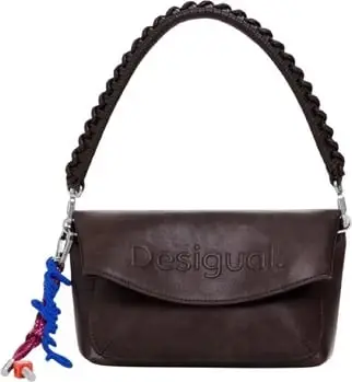 Çantë për femra Desigual Half Logo Trokel, kafe