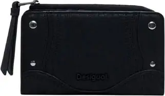 Kuletë për femra Desigual Embro Patch Emma Black, e zezë