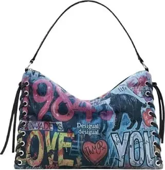 Çantë femra DESIGUAL PIZZICATO LEIRIA, blu