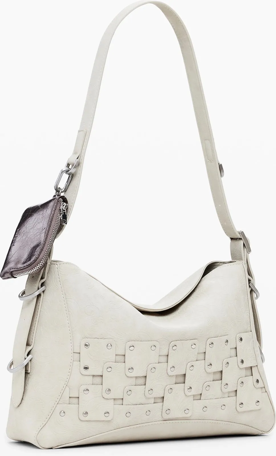 Çantë DESIGUAL Patch Bag femra, bezhë - 2