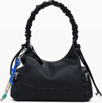 Çantë femra DESIGUAL MONTVILLE HALF LOGO BAG, e zezë