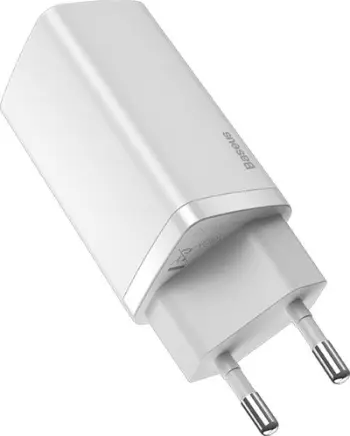 Adapter Baseus GaN2 Lite Fast PPS 65W USB, i bardhë