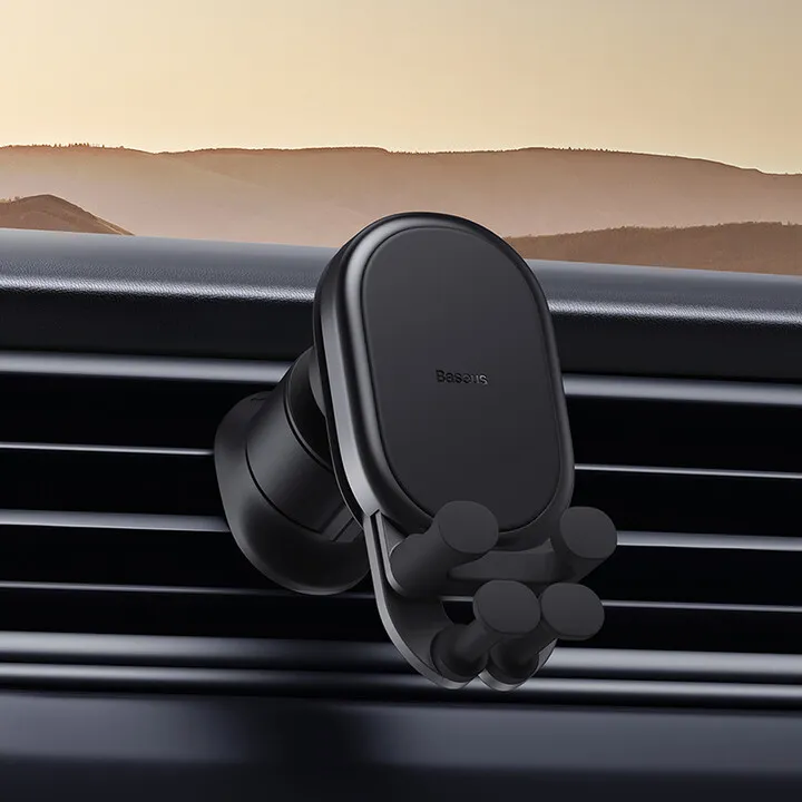 Mbajtëse për celular Baseus Stable Pro, 15W, e zezë - 8