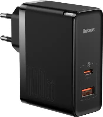 Karikues Baseus GaN5 Pro, USB-C, USB-A, 100W, i zi