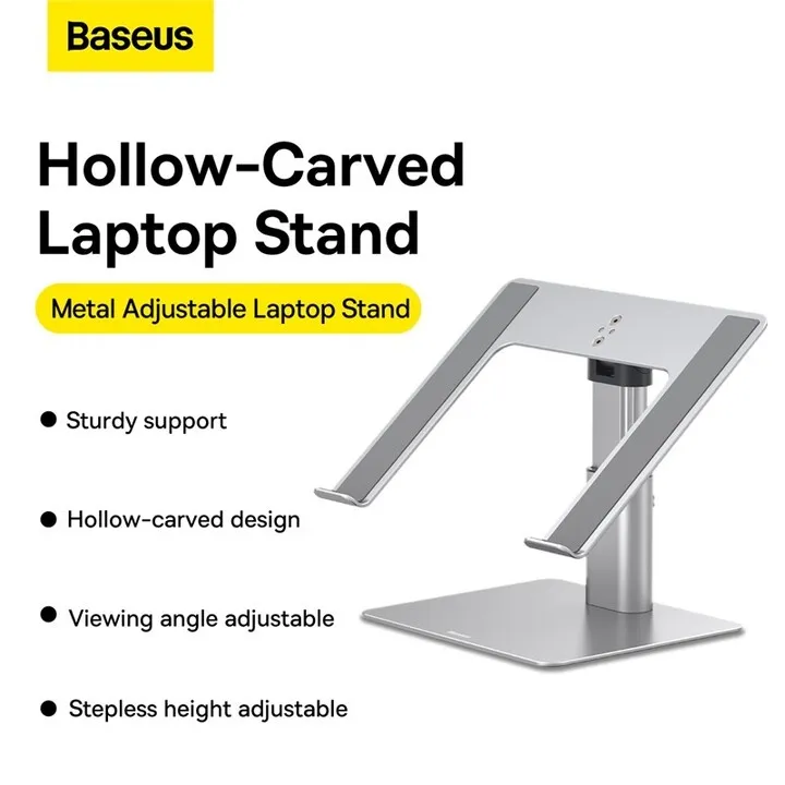 Mbajtëse laptopi Baseus, e argjendtë - 11