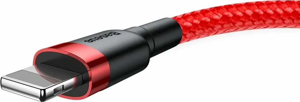 Kabllo Baseus (CALKLF-R09), USB-A - Lightning, 3m, e kuqe - 3