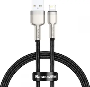 Kabllo Baseus USB-A - Lightning Cable, 0.25m, e zezë