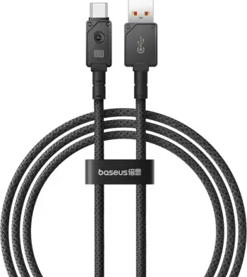 Kabllo Baseus USB-A - USB-C, 1 m, e zezë