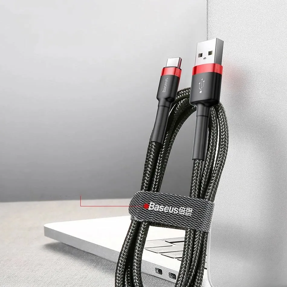 Kabllo Baseus USB-A - USB-C 3m, e kuqe - 16