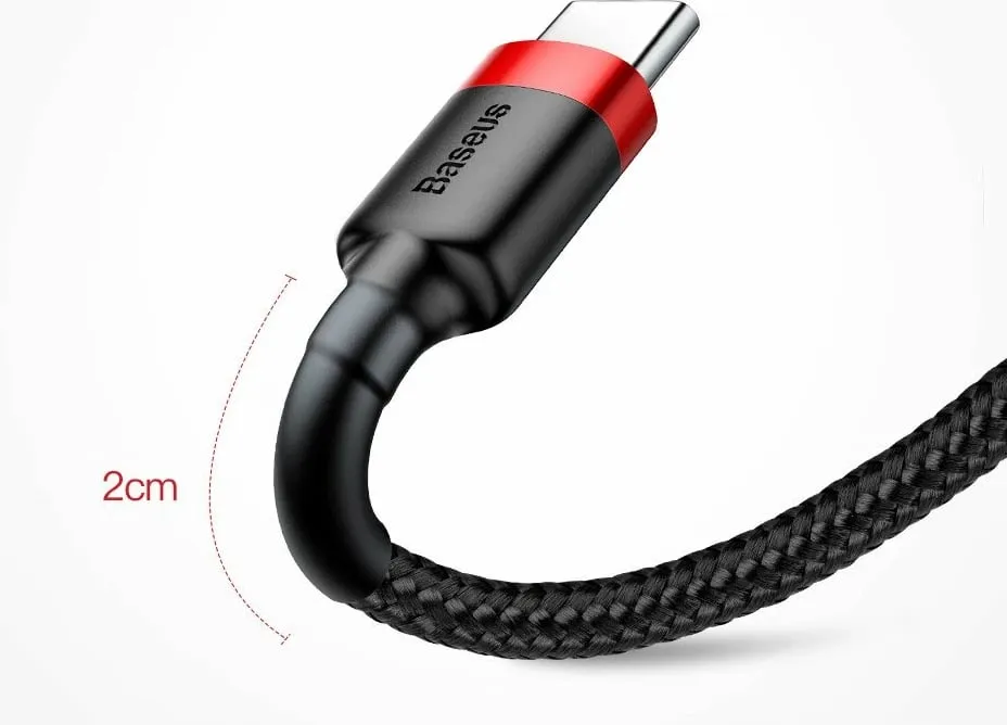 Kabllo Baseus USB-A - USB-C 3m, e kuqe - 10