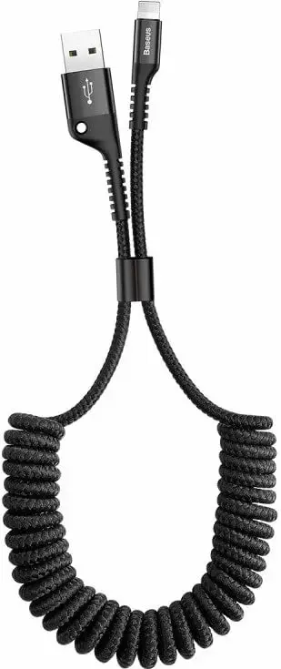 Kabllo Baseus (CALSR-01) USB-A - Lightning, 1m, e zezë
