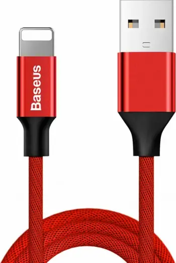 Kabllo Basues USB A - Lightning CALYW-A09, 1.8m, e kuqe