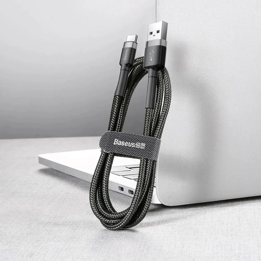 Kabllo Baseus USB A - USB C CATKLF-AG1, 0.5m, e zezë - 4