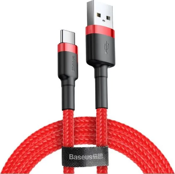 Kabllo Basues USB A - USB C CATKLF-A09, 0.5m, e kuqe - 1