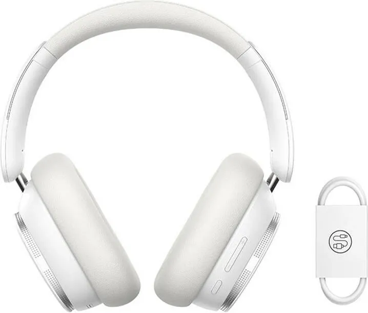 Kufje Baseus Bowie H1 Pro Wireless, USB Type-C, të bardha - 3