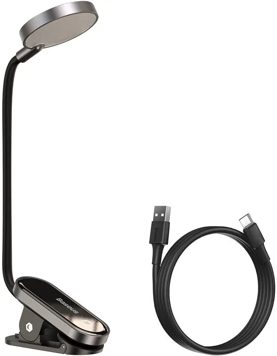 Llambë me kapëse Baseus, LED, 3W, e zezë - 1