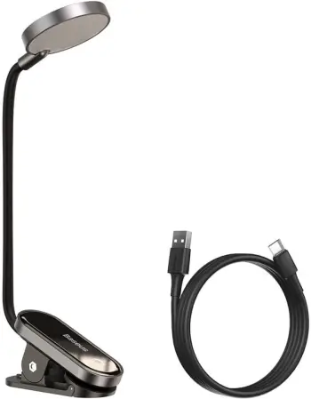 Llambë me kapëse Baseus, LED, 3W, e zezë