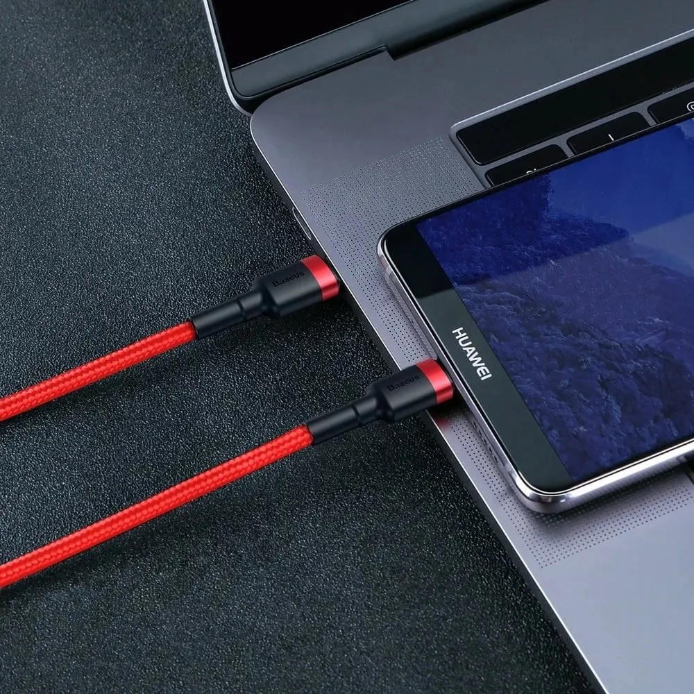Kabllo Baseus CATKLF-G09, USB-C - USB-C, 1m, e kuqe - 4