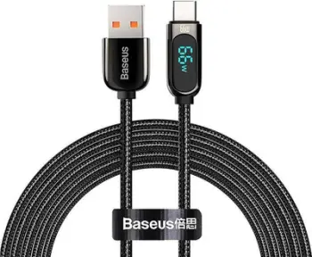 Kabllo Baseus, USB C / USB C, 1 m, e zezë
