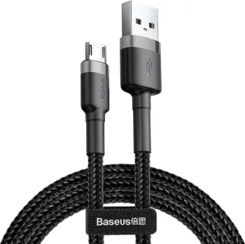 Kabllo Baseus, USB / Micro USB, 1 m, e zezë