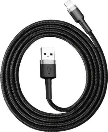 Kabllo Baseus, Lightning / USB A, 1 m, e zezë