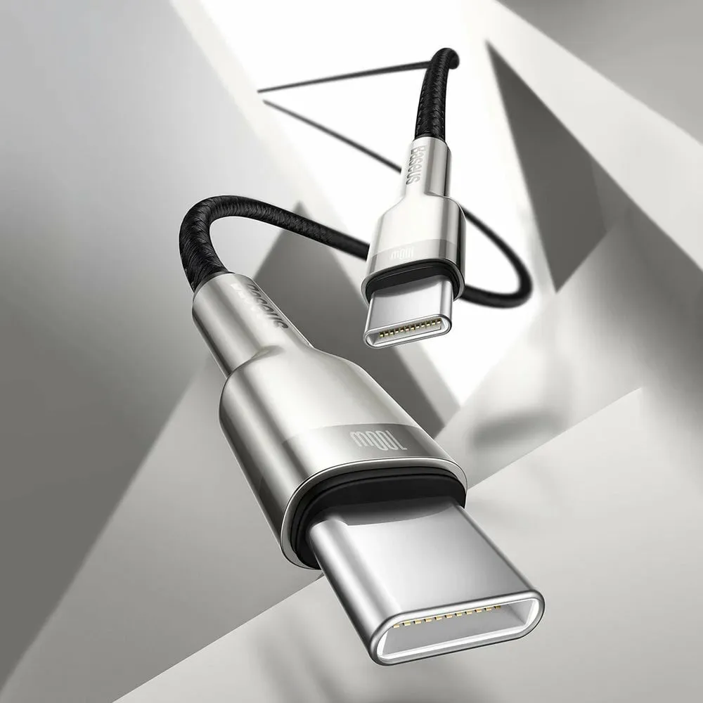 Kabllo Baseus, USB C / USB C, 1 m, e zezë - 11